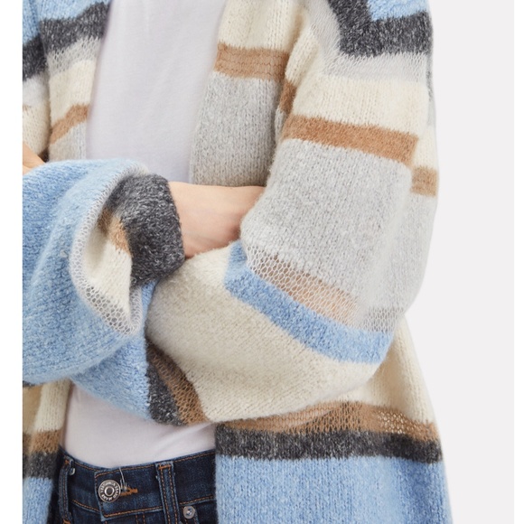 Veronica Beard Striped Cardigan - Size Small - Picture 4 of 5